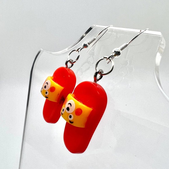 Flip Flop Earrings - Summer Earrings - Slides Earrings - Shoe Earrings - Summer - Picture 6 of 10